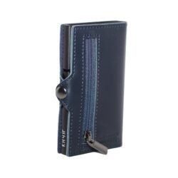 Alternative view of KHYR Aconcagua Blue - Premium Oil Wax Leer met muntenvak - Blauw