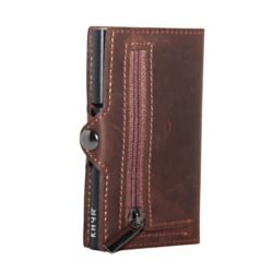 Alternative view of KHYR Aoraki Brown - Premium Crazy Horse Leer met muntenvak - Bruin